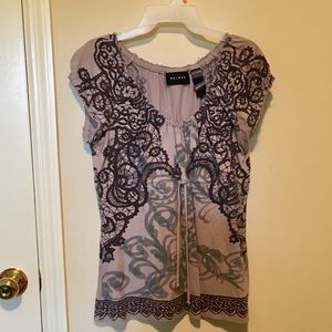 BOHO-Style Peasant Top